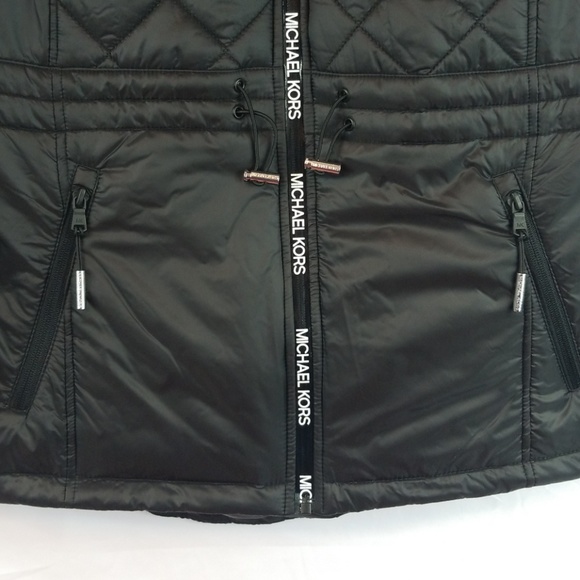 Michael Kors Black Quilted Jacket - Picture 3 of 6
